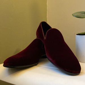 Brand New Burgundy Magnanni Slip-ons
